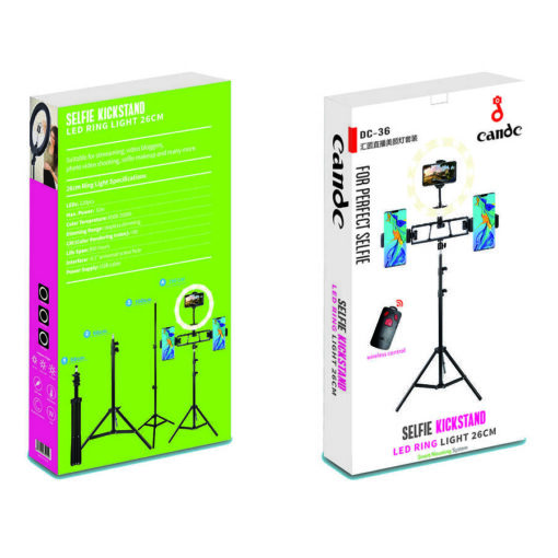 Zore DC-36 Işıklı Tripod Telefon Tutucu Ring Light - Görsel 4