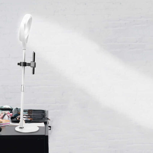 Zore F-537 Işıklı Telefon Tutucu Ring Light - Görsel 9