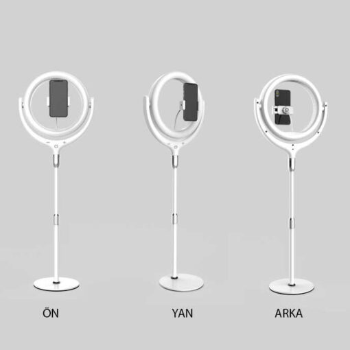 Zore F-539A Işıklı Telefon Tutucu Ring Light - Görsel 8