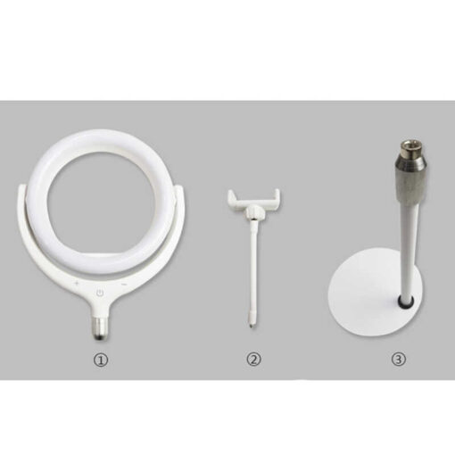 Zore F-539A Işıklı Telefon Tutucu Ring Light - Görsel 11