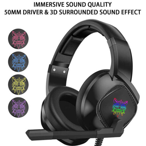Zore Onikuma K19 RGB Oyuncu Kulaklığı 3.5mm - Görsel 2