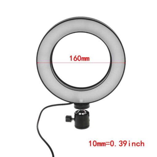 Zore M-16 Işıklı Telefon Tutucu Ring Light - Görsel 3
