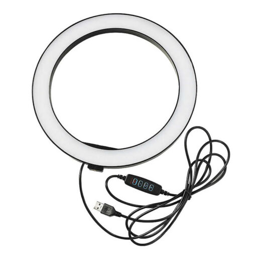 Zore M-26 Işıklı Telefon Tutucu Ring Light - Görsel 7