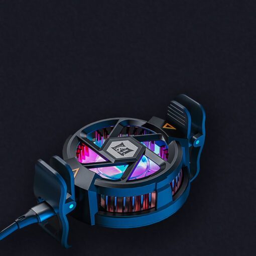 Zore N5 Magnetik Yapıştırmalı 10W TEC Soğutma Sistemli RGB Işıklı Telefon Soğutucu Fan - Görsel 6