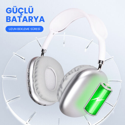 Zore P9 Hi-Fi Ses Kalitesi Ayarlanabilir ve Katlanabilir Kulak Üstü Bluetooth Kulaklık - Görsel 5