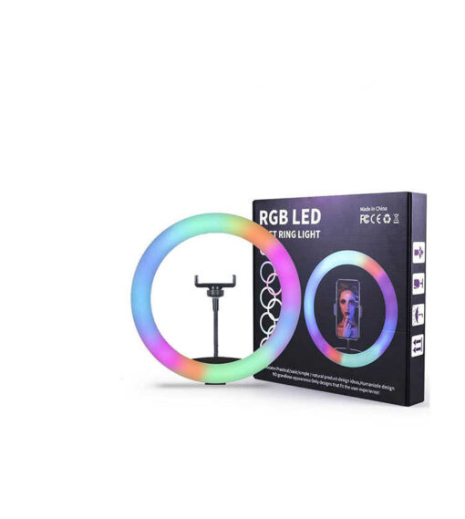 Zore RGB MJ-33 Işıklı Telefon Tutucu Ring Light - Görsel 8