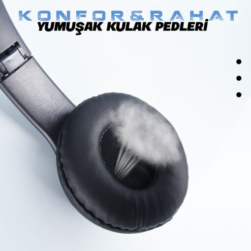 Zore M6 Plus Ayarlanabilir ve Katlanabilir Kulak Üstü Bluetooth Kulaklık - Görsel 13