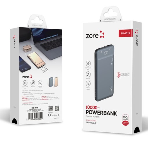 Zore ZR-1015 10000 Mah Powerbank - Görsel 14