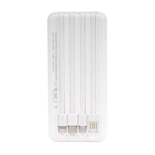 Zore ZR-PW01 Type-C - Micro - Lightning Led Göstergeli Taşınabilir Powerbank 10000 mAh - Görsel 9