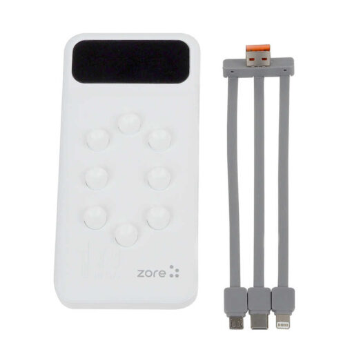 Zore ZR-PW02 Type-C - Micro - Lightning Led Göstergeli Taşınabilir Powerbank 10000 mAh - Görsel 5