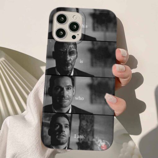 Lucifer Baskılı Silikon Telefon Kılıfı