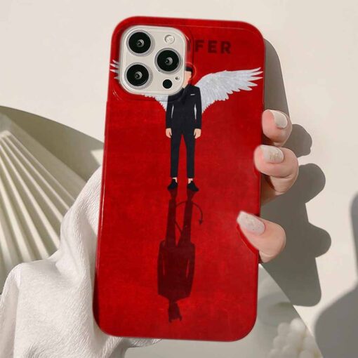 Lucifer Baskılı Silikon Telefon Kılıfı