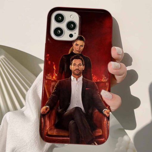 Lucifer Baskılı Silikon Telefon Kılıfı