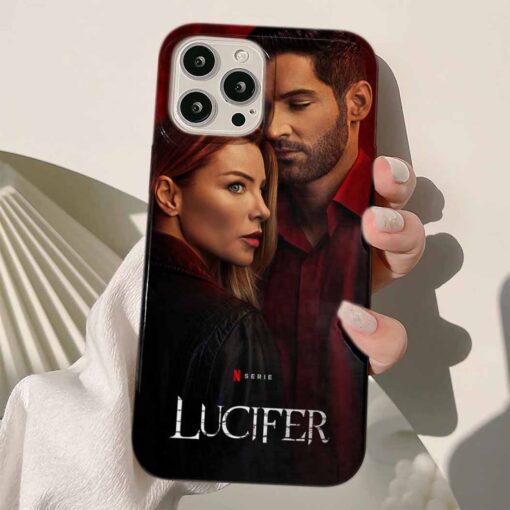 Lucifer Baskılı Silikon Telefon Kılıfı