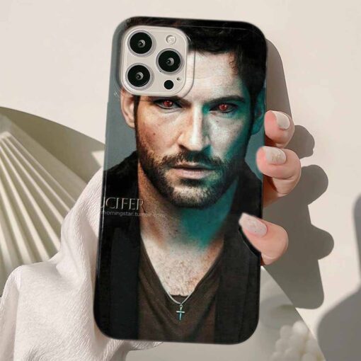 Lucifer Baskılı Silikon Telefon Kılıfı