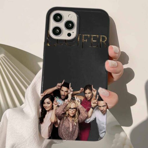 Lucifer Baskılı Silikon Telefon Kılıfı