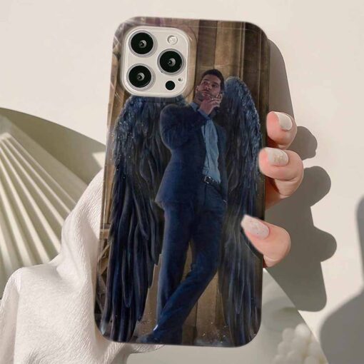 Lucifer Baskılı Silikon Telefon Kılıfı