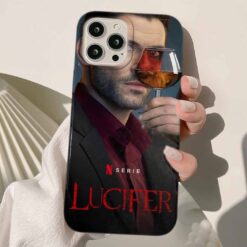 Lucifer Baskılı Silikon Telefon Kılıfı