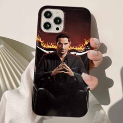 Lucifer Baskılı Silikon Telefon Kılıfı