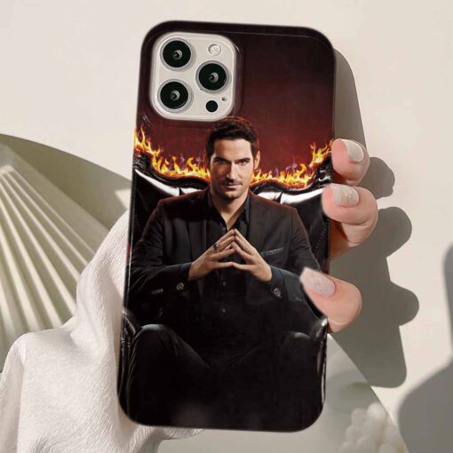 Lucifer Baskılı Silikon Telefon Kılıfı