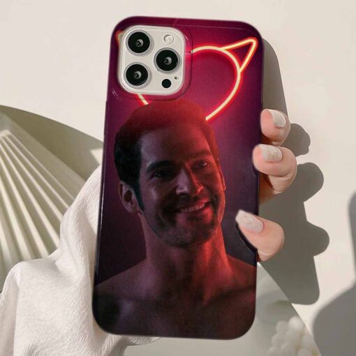 Lucifer Baskılı Silikon Telefon Kılıfı