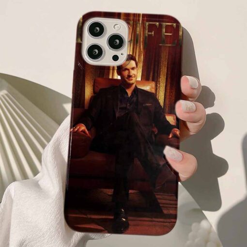 Lucifer Baskılı Silikon Telefon Kılıfı