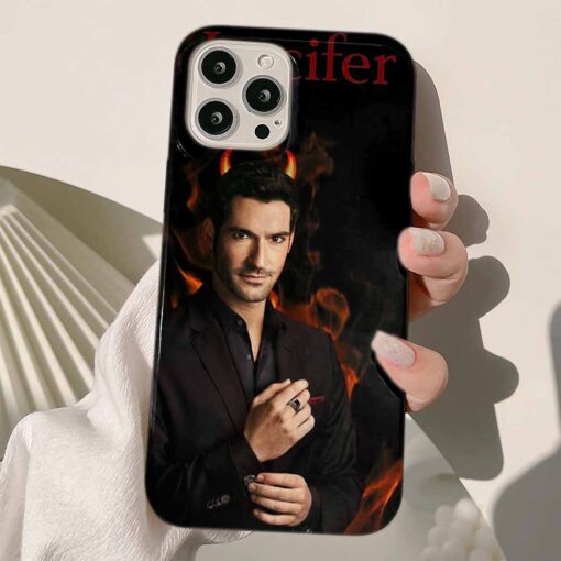 Lucifer Baskılı Silikon Telefon Kılıfı