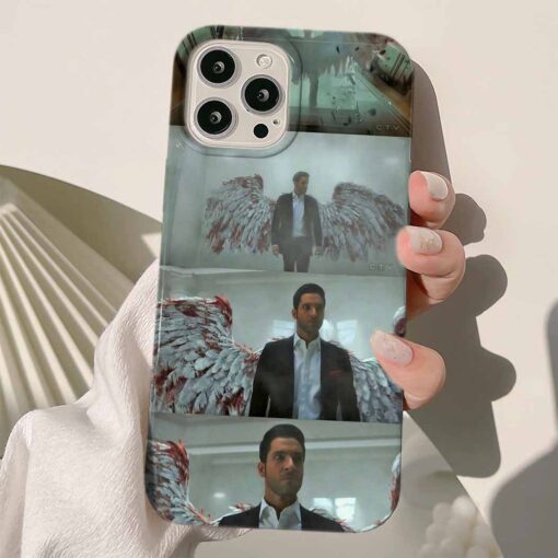 Lucifer Baskılı Silikon Telefon Kılıfı