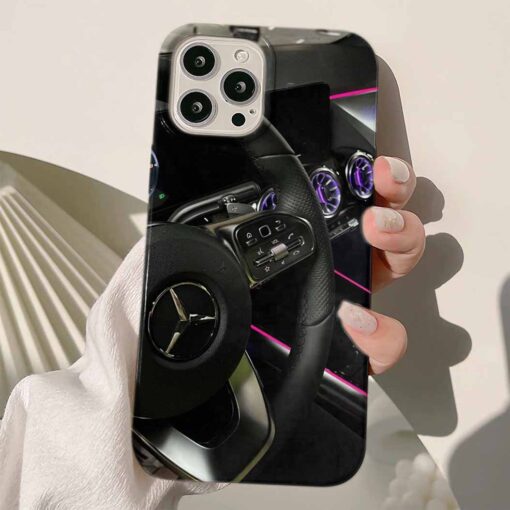 Mercedes Baskılı Silikon Telefon Kılıfı