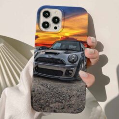 Mini Cooper Baskılı Silikon Telefon Kılıfı