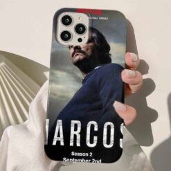 Narcos Baskılı Silikon Telefon Kılıfı