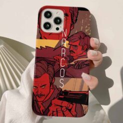 Narcos Baskılı Silikon Telefon Kılıfı