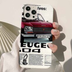 Peugeot Baskılı Silikon Telefon Kılıfı