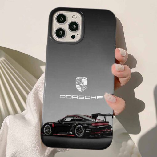 Porsche Baskılı Silikon Telefon Kılıfı