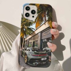 Porsche Baskılı Silikon Telefon Kılıfı