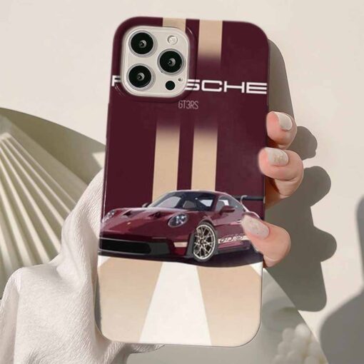 Porsche Baskılı Silikon Telefon Kılıfı
