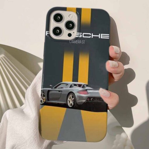 Porsche Baskılı Silikon Telefon Kılıfı