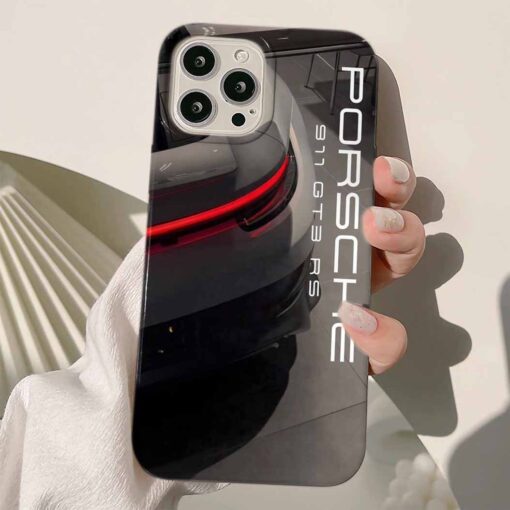 Porsche Baskılı Silikon Telefon Kılıfı