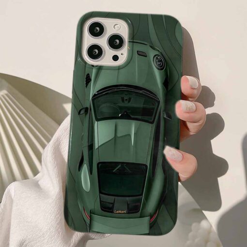 Porsche Baskılı Silikon Telefon Kılıfı