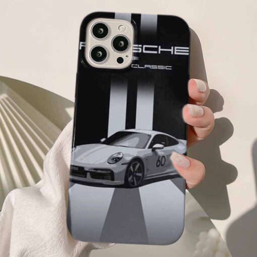 Porsche Baskılı Silikon Telefon Kılıfı
