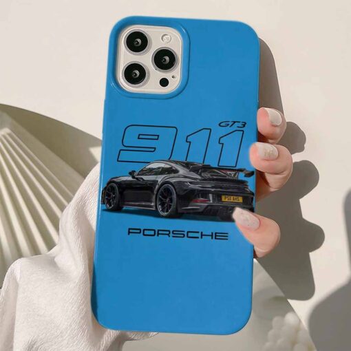 Porsche Baskılı Silikon Telefon Kılıfı