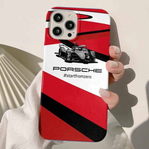Porsche Baskılı Silikon Telefon Kılıfı