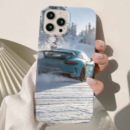 Porsche Baskılı Silikon Telefon Kılıfı