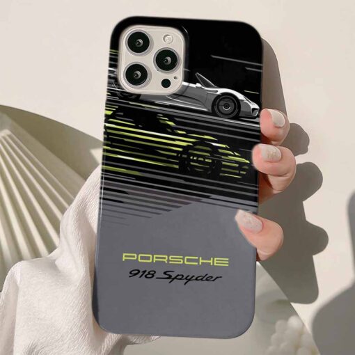 Porsche Baskılı Silikon Telefon Kılıfı
