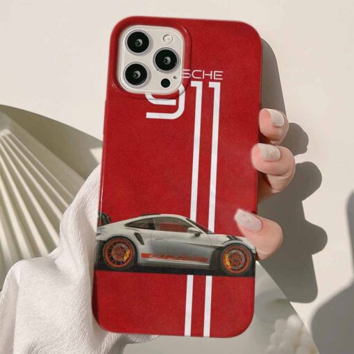 Porsche Baskılı Silikon Telefon Kılıfı