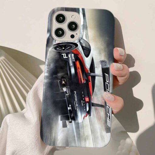 Porsche Baskılı Silikon Telefon Kılıfı