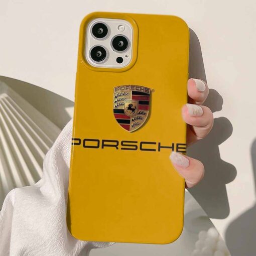 Porsche Baskılı Silikon Telefon Kılıfı