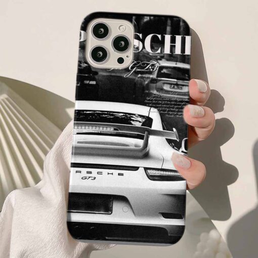 Porsche Baskılı Silikon Telefon Kılıfı