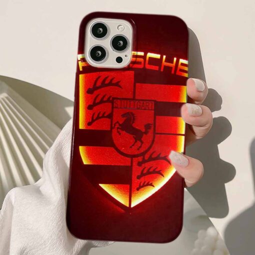 Porsche Baskılı Silikon Telefon Kılıfı