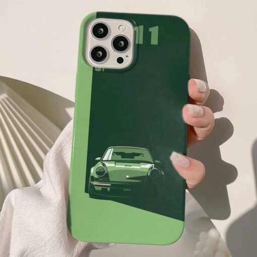 Porsche Baskılı Silikon Telefon Kılıfı
